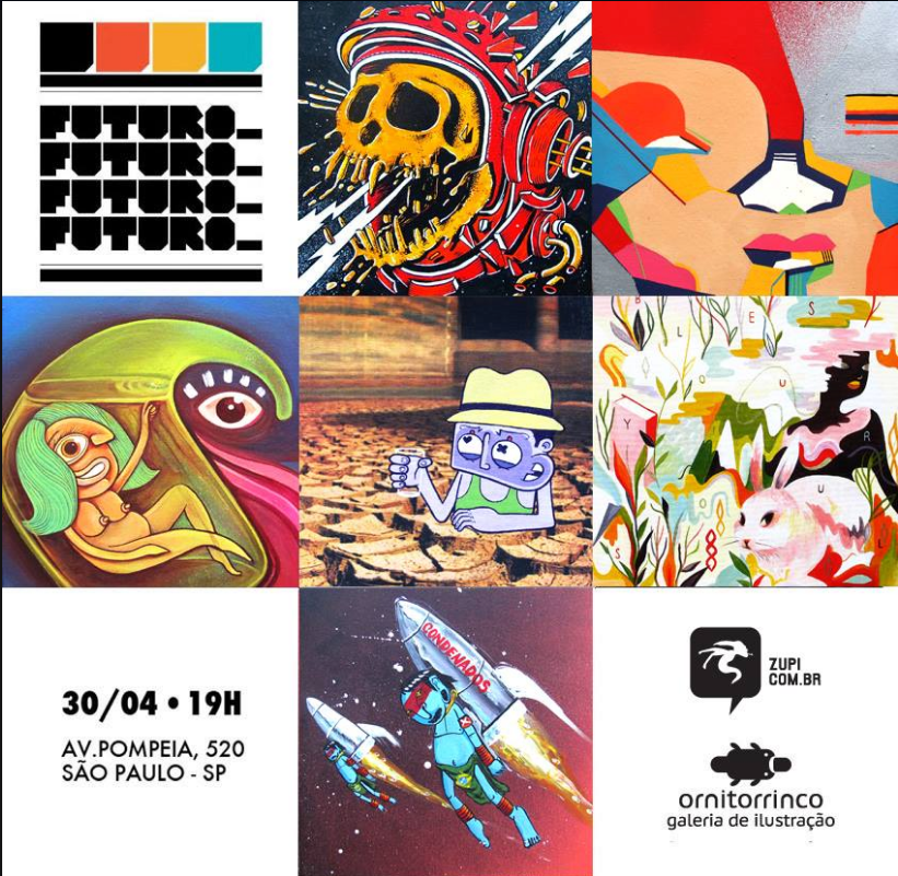 Futuro Exhibition at Ornitorrinco Gallery in Sao Paulo