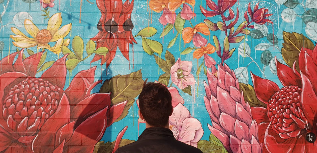Mural Activation at Broadway Shopping for Sydney Fringe Festival 2018